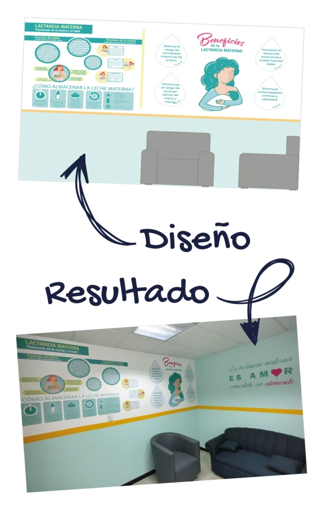 diseño y resultado comparación